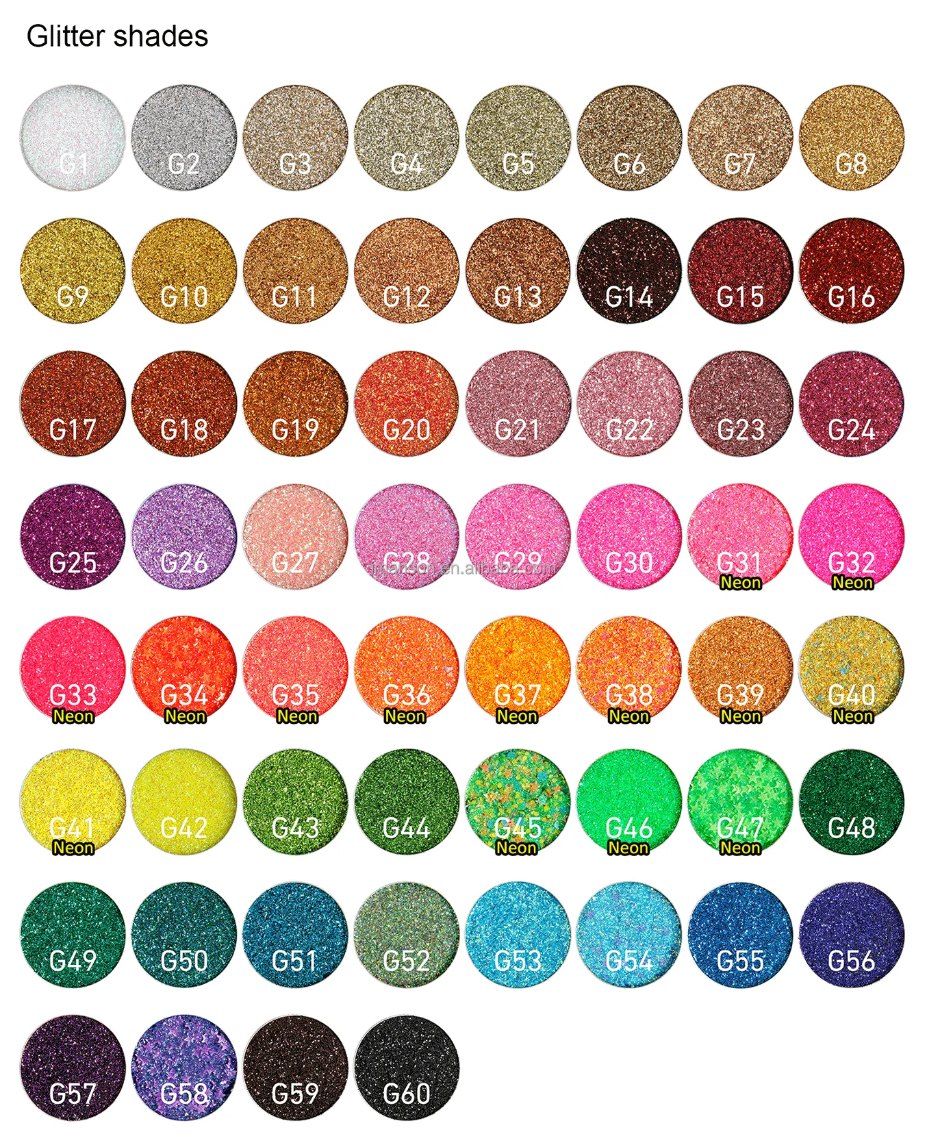 Private Label Individual Single Eyeshadow 26mm