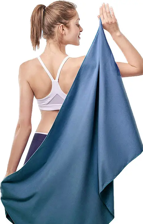 Super Absorbent OPP Bag Pack Microfiber Quick-dry Towel Double-sided Velvet Sports  Portable for Swimming Fitness Towel