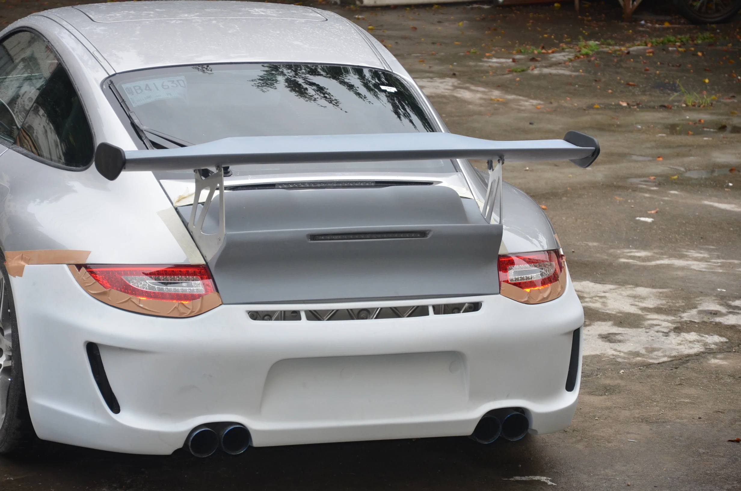 GT3-RS Rear Trunk Spoiler Wing For Porsche 997 GT3 rear spoiler