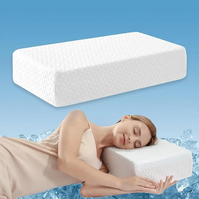 Custom square memory foam pillow cube for neck support cushion pillow