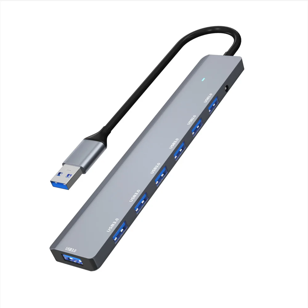 7 in1 Port USB 3.0 Hub USB Hub High Speed type c Splitter 5Gbps For PC,Computer Accessories Multiport HUB 4 USB 3.0 2.0 Ports