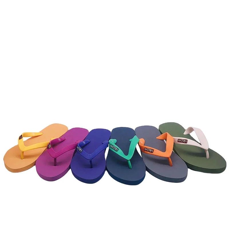 Multiple Color Casual Flip Flops Custom Logo Flip Flops Unisex Beach Flip Flop Slippers