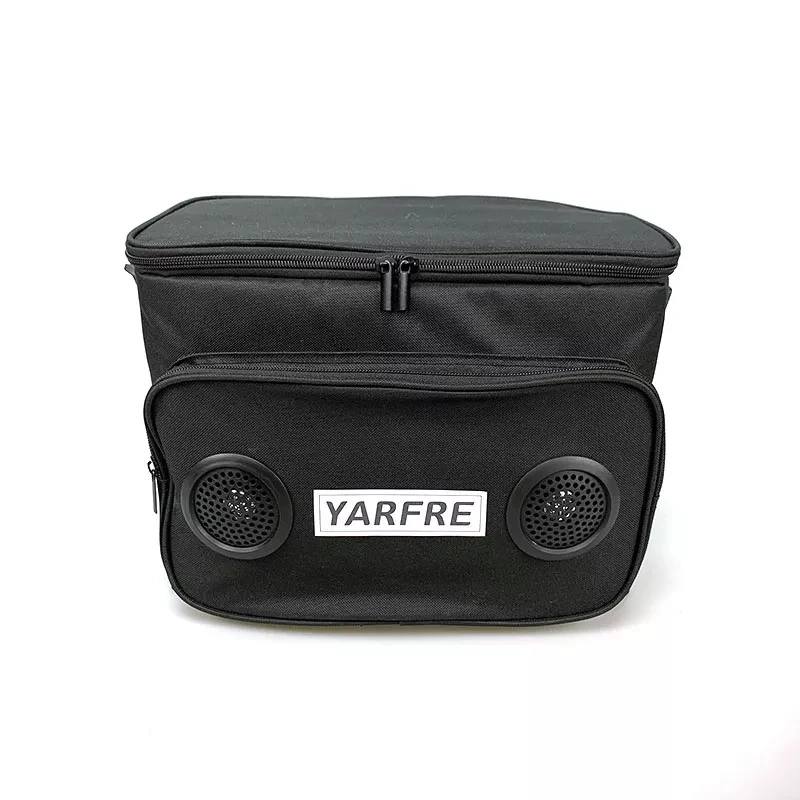 promotional portable speaker cooler bag large soft insulated lunch cooler bag with speaker for men and women