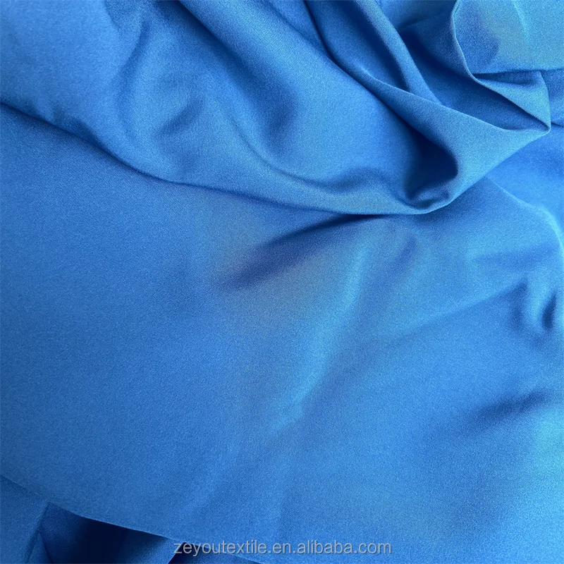 4 Ways High Spandex Poly Lining Pongee Microfiber 50D Polyester Stretch Taffeta Fabrics