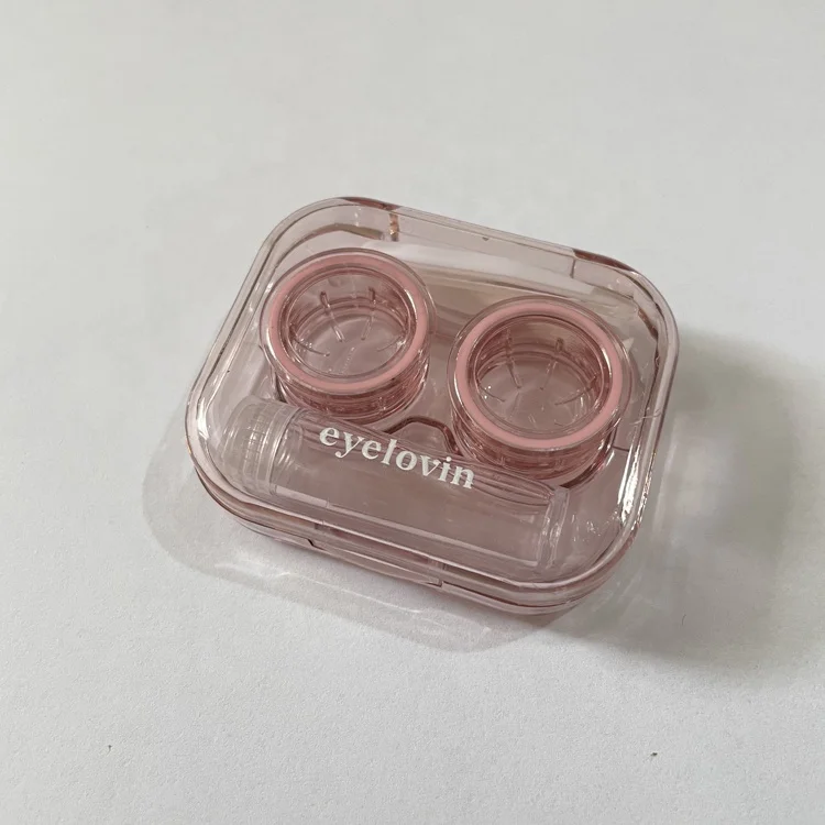 Women Contact Lenses Case Student Contact Lens Containers Daily use Easy Carrying Plastic Contact Lens Box A-600