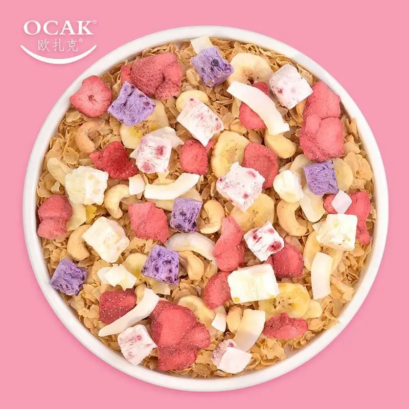 Японский Натуральный Питательный йогурт овсянка фрукты печеные гранола