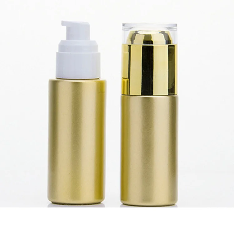 Luxury Skincare Packaging Empty Round 30ml 50ml 100ml Cream Cosmetic Glass Jar Toner Pump Lotion Bottle