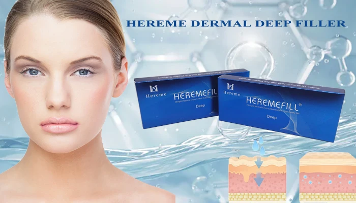 Heremefill Cross-Linked Hyaluronic Acid Dermal Filler Body Nose Face Lip Enhancement Fillers