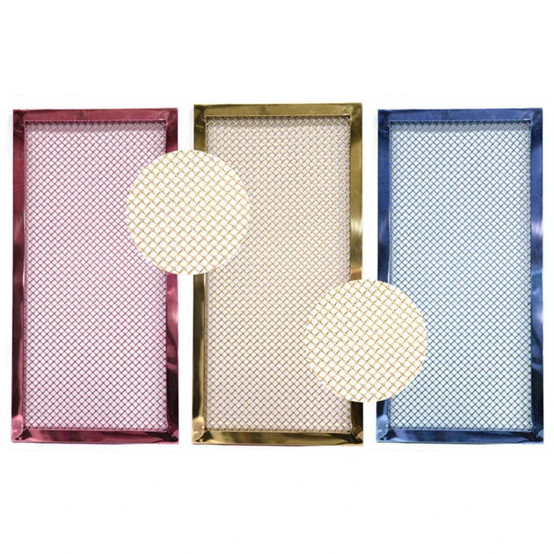 Customized decorative metal mesh woven crimped mesh decorative metal architectural woven mesh
