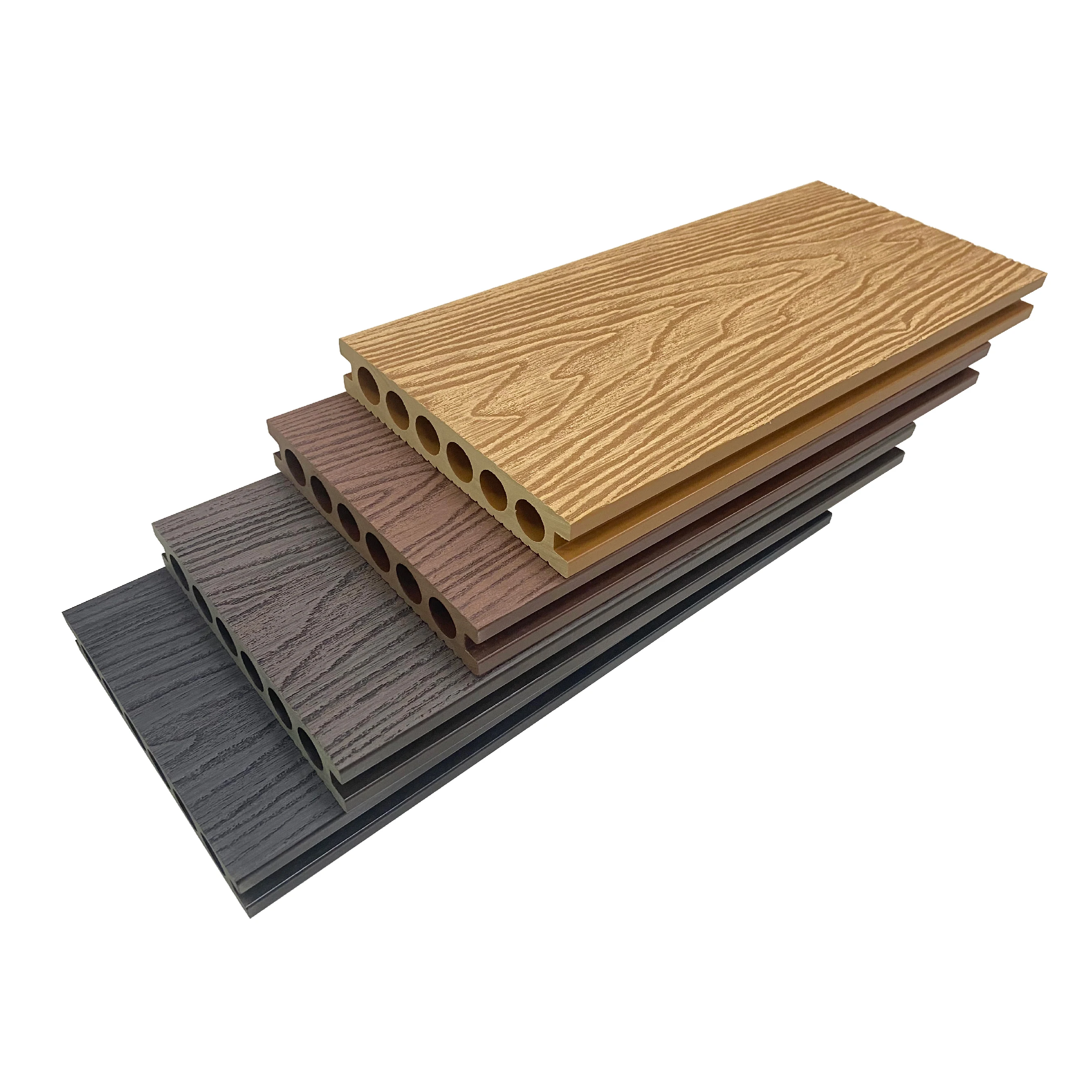 RUCCA composite decking sale 140*25mm 3d embossed deck flooring