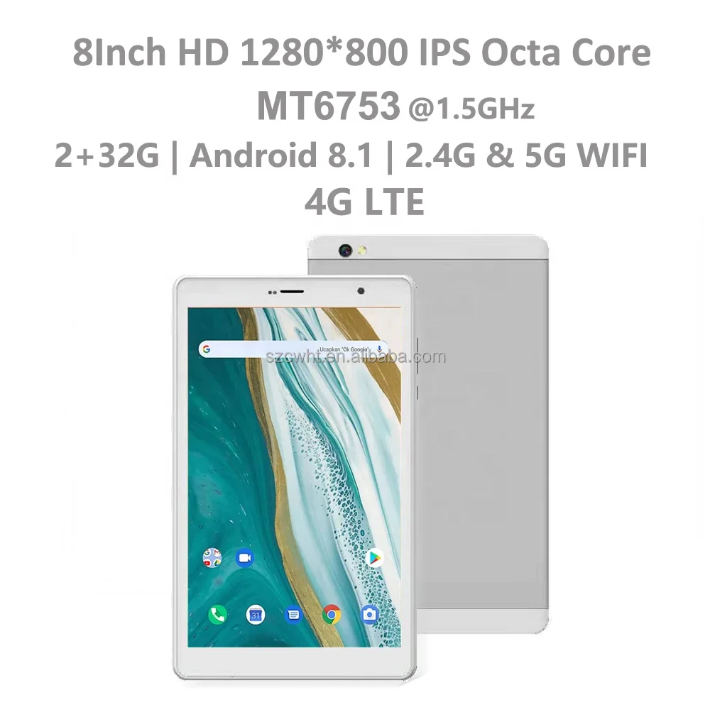 2024 новый роскошный портативный планшетный ПК на базе Android 8 дюймов для детских игр и деловых развлечений со слотом SIM-карты