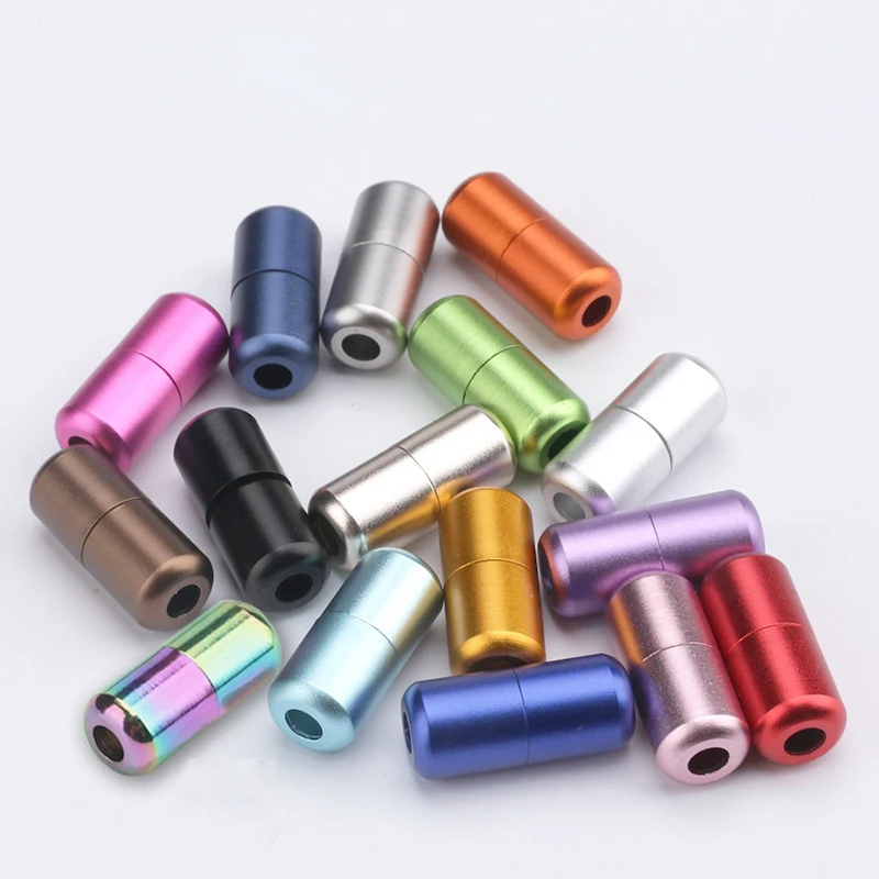 New arrival aluminum shoelaces free tie metal aglets for shoelace glitter shoelace aglet