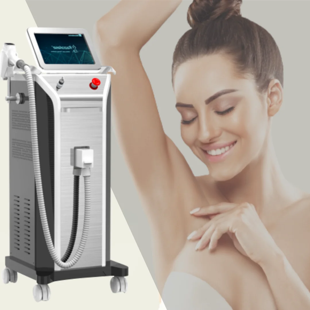 ICE Diolaze XL alexandrite  755nm 808nm 1064nm  Laser Hair Removal Machine for US Med Spa