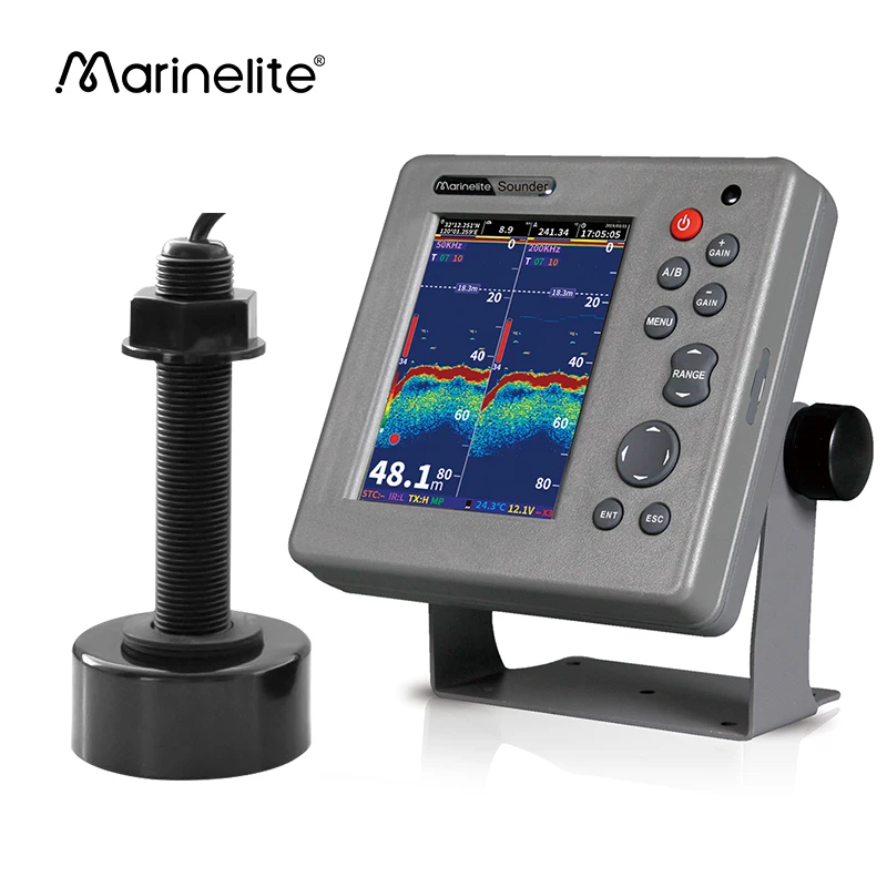 Fishing boat equipment 600w 6 inch fish finder 2024
