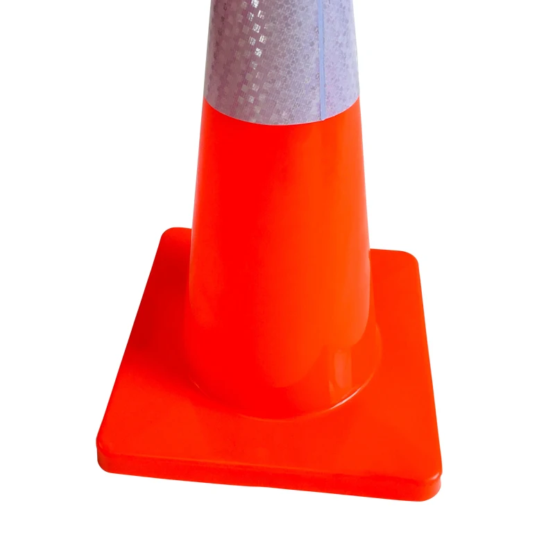 Sun Proof Waterproof Heat-Resistant 450Mm Height 100% Flexible Road Pvc Safety Traffic Cone