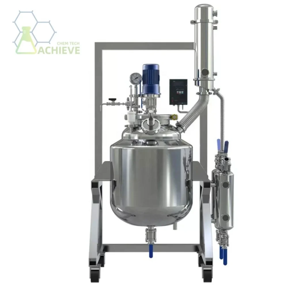 Stainless Steel Reactor with Reflux Condenser Stainless Steel Reactor Vessel 500L Reactor Chemical