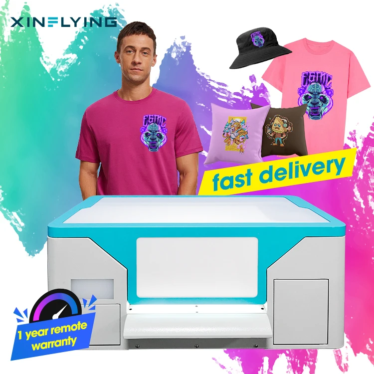 XinFlying a3 desktop dtf printer xp600 print head 110/220V DTF Printer 30cm 1.2sqm/h for small business