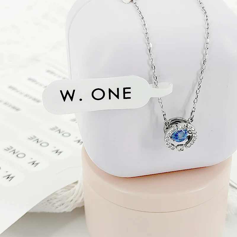 Custom Private Fashion Logo Printing Ring Neck lace Glasses Jewelry Tag Sticker Price  Label For Or Barcode Thermal Printer