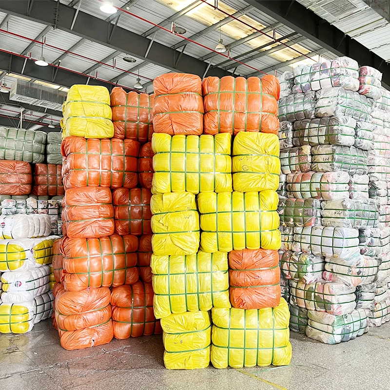 cheaper factory price used clothes mixed bales for men color gradient embossed denim jacket autumn thin coat