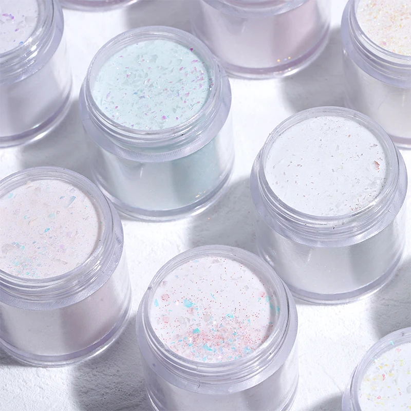 HNDO 2024 bright Hot selling High quality acrylic DIPPING powder  3 in 1 pigment beauty glitter powder prolong nails decoration