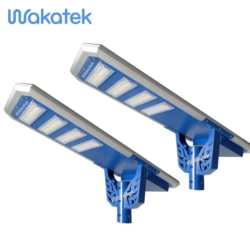  Уличный светильник на солнечной энергии WAKATEK 40 Вт 60 80 100 120 все в