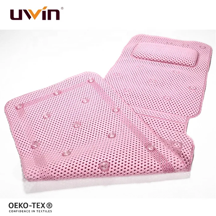 UWIN 2023 Bathtub Anti-slip Shower Bath Mat  Waterproof  Safe PVC Bathroom Suction Bath Mat