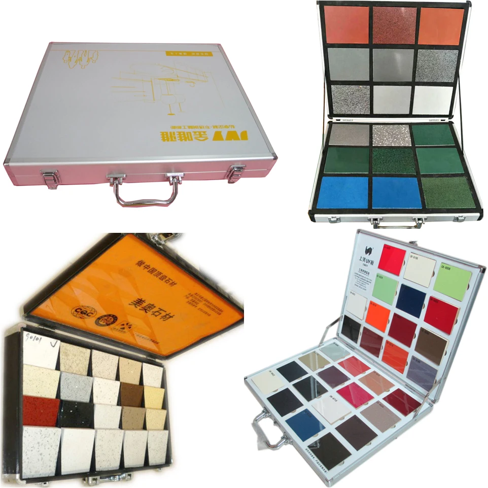 Marble Display Case Quartz Stone Samples Showcase Marble Stone Exhibition Box Tile Samples Show Case