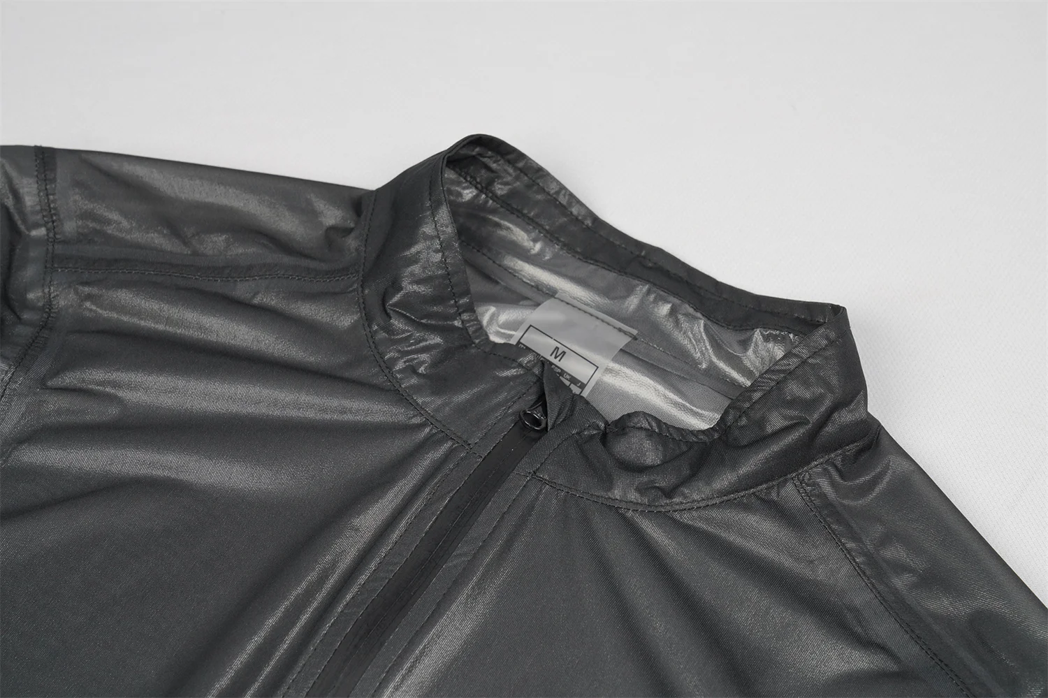 Darevie Black Full Sleeves Waterproof Translucent Bike Raincoat Jacket Bicycle Cycling Raincoat Jacket For Biking