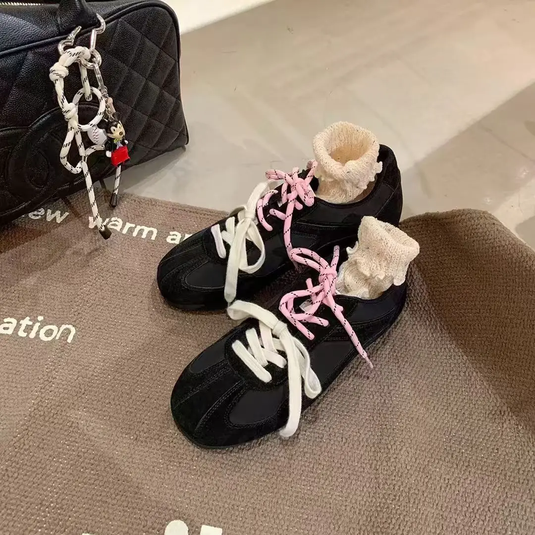 Forrest Gump Fashion Leather Sneaker Girls Casual Sport Shoes Non-slip Upper for Winter Walking and Running Wholesale