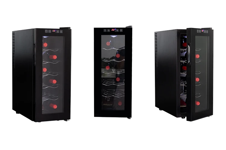 LANYI  custom mini fridge 12bottles  wine cooler bottle insulator steel wine cooler