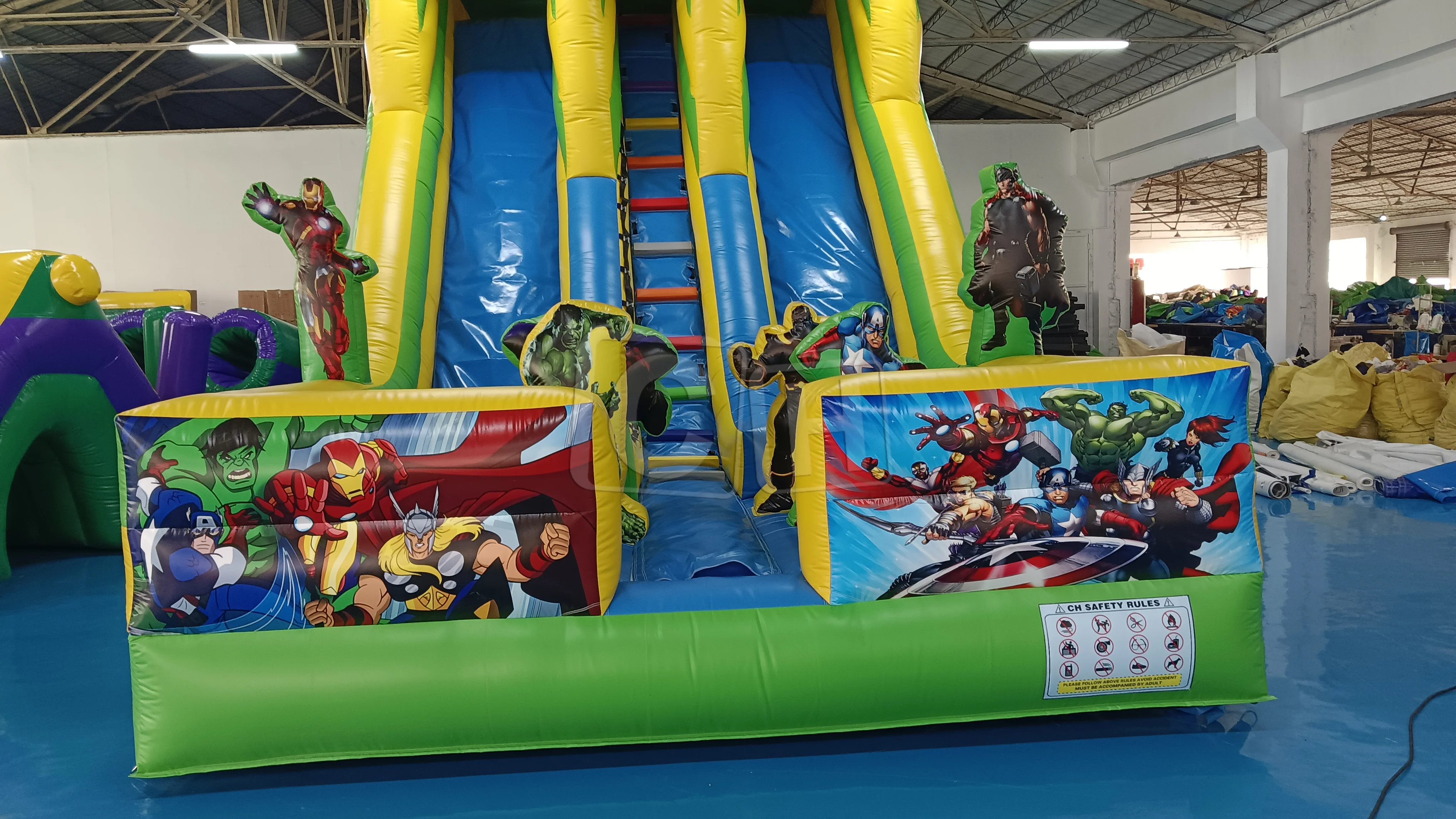 Factory Direct Inflatable Slide Children Slide Obstacles Castle Outdoor Playground Equipment Inflatable Bouncing Slide