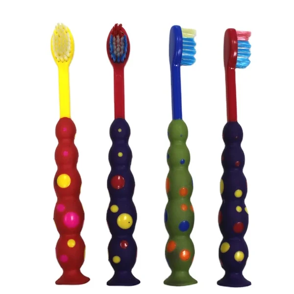 Small Gourd Kid Tooth brush With Suction