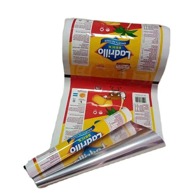 plastic bopp laminated film packaging for nuts snacks cookies cake custom printed package material