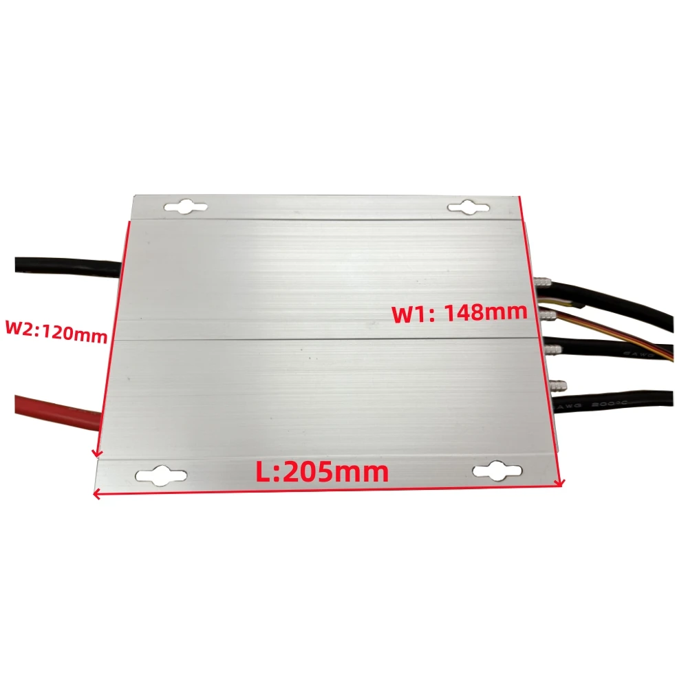 2024 Flier New ESC 150V 500A Brushless Speed Controller Water-cooled IP67 Housing for Airplane Paraglider Jet Flight Hobbyist