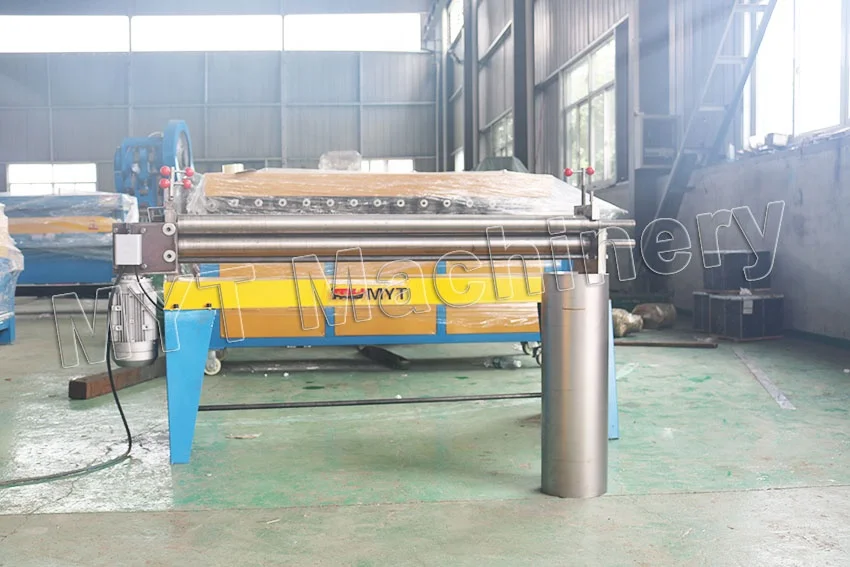 MYT brand W11G-1.5X1300 sheet metal Electric Slip Roller rolling machine for HVAC duct