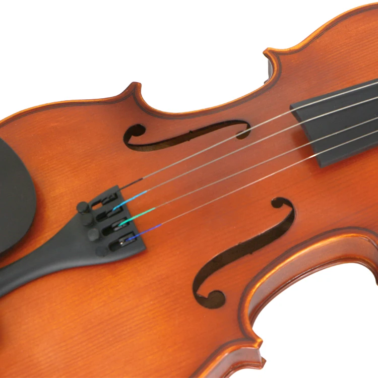 new violin instrument 1/2 1/8 1/4 3/4 4/4 violin bow rosin case spruce maple violin