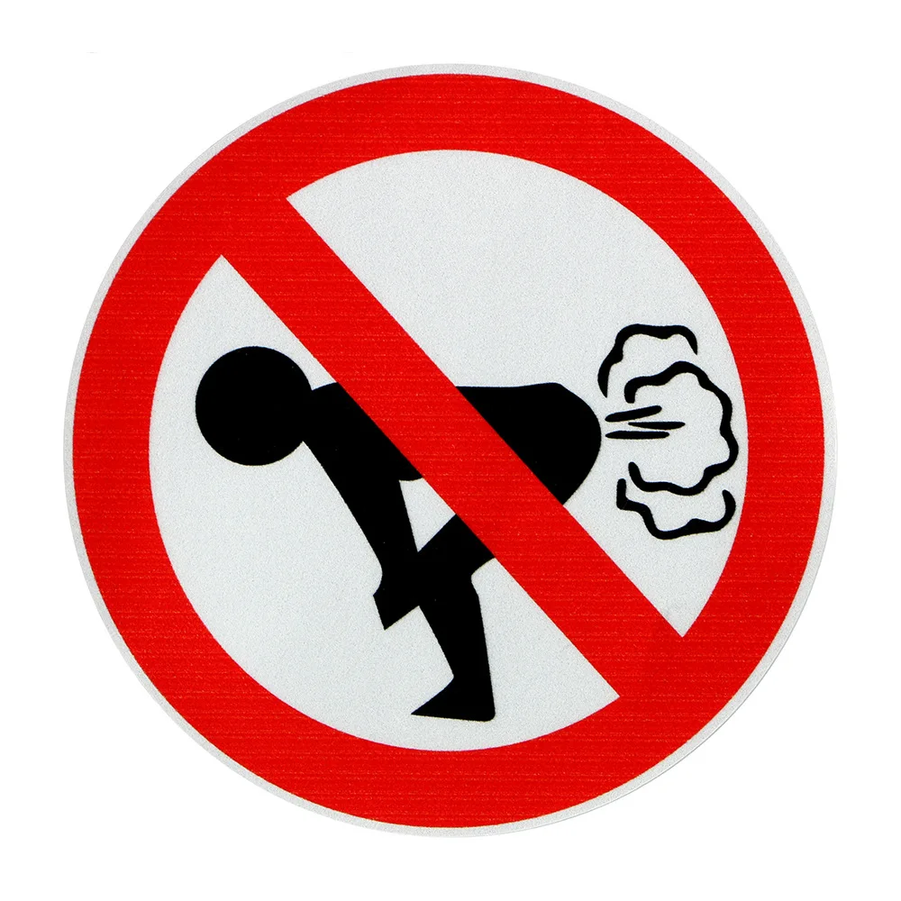 Manufacturers Wholesales  Ban fart funny car stickers custom printing animal body decoration hood body car decals used car