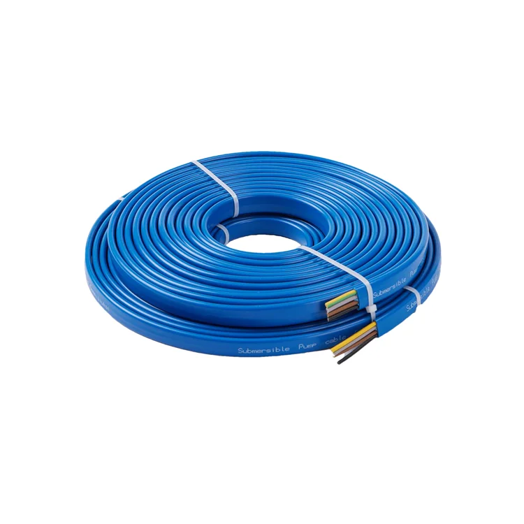 12AWG плоский 3-ядерный 4-ядерный погружной кабель насоса