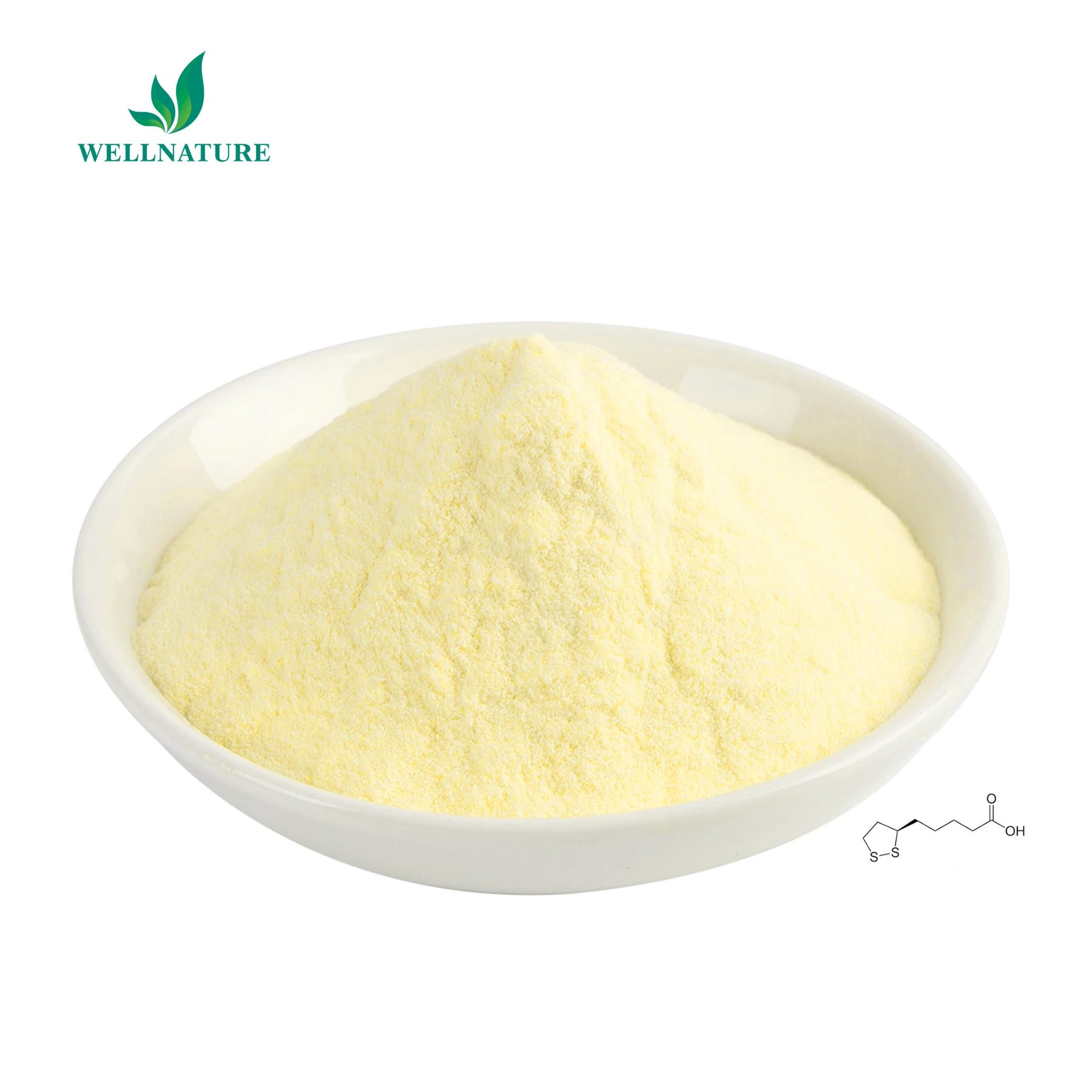 Hot Selling Factory Price 99% R Alpha Lipoic Acid Powder Cas 1077-28-7 Alpha-Lipoic Acid Raw Material