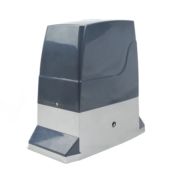 DC sliding gate operator with battery backup and solar panels