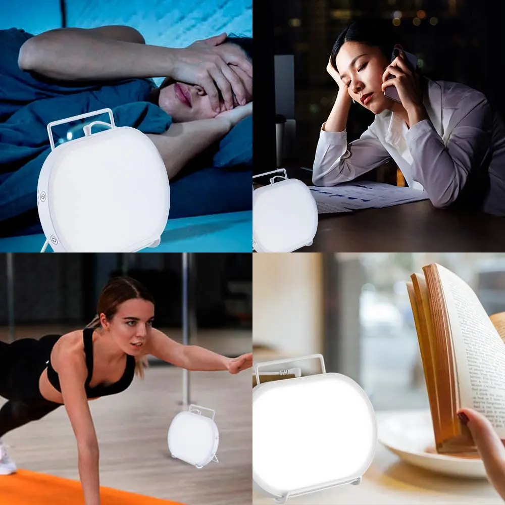 Guangqing GQ-L2 настраиваемый 10000 Lux 2 couleurs 4 luminosité reglable lampe triste de luminothérapie