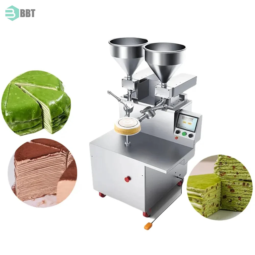 Professional Mille Crepe Cake Machine Cake Decorating Machine For Automatic Cream Coating And Smoothing