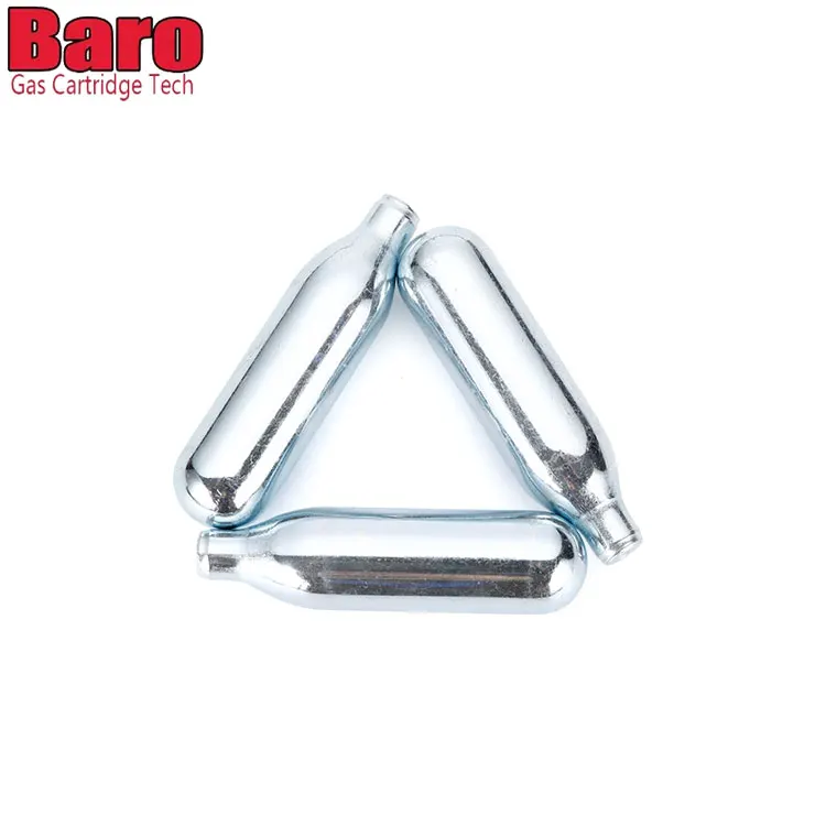 Soda Machine CO2 Gas Refill Bottle Plain Neck 8g CO2 Cartridge Gas Bottle 8g Mini CO2 Cylinder