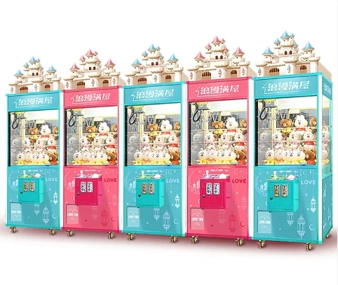 Popular Coin Operated Arcade Crane Dolls Toy Pusher Claw Machine Arcade for Sale