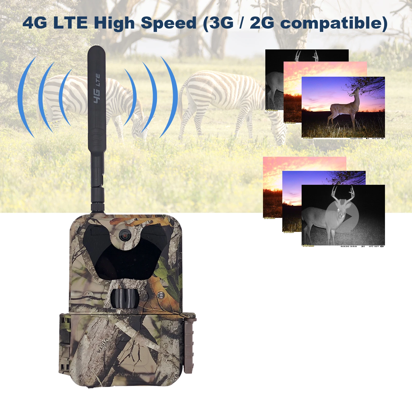 
Uovision most popular 4G LTE Cloud System 4G Wild GPS Hunting Scouting Trail Camera 1080P 20MP waterproof IP66 Game Camera 