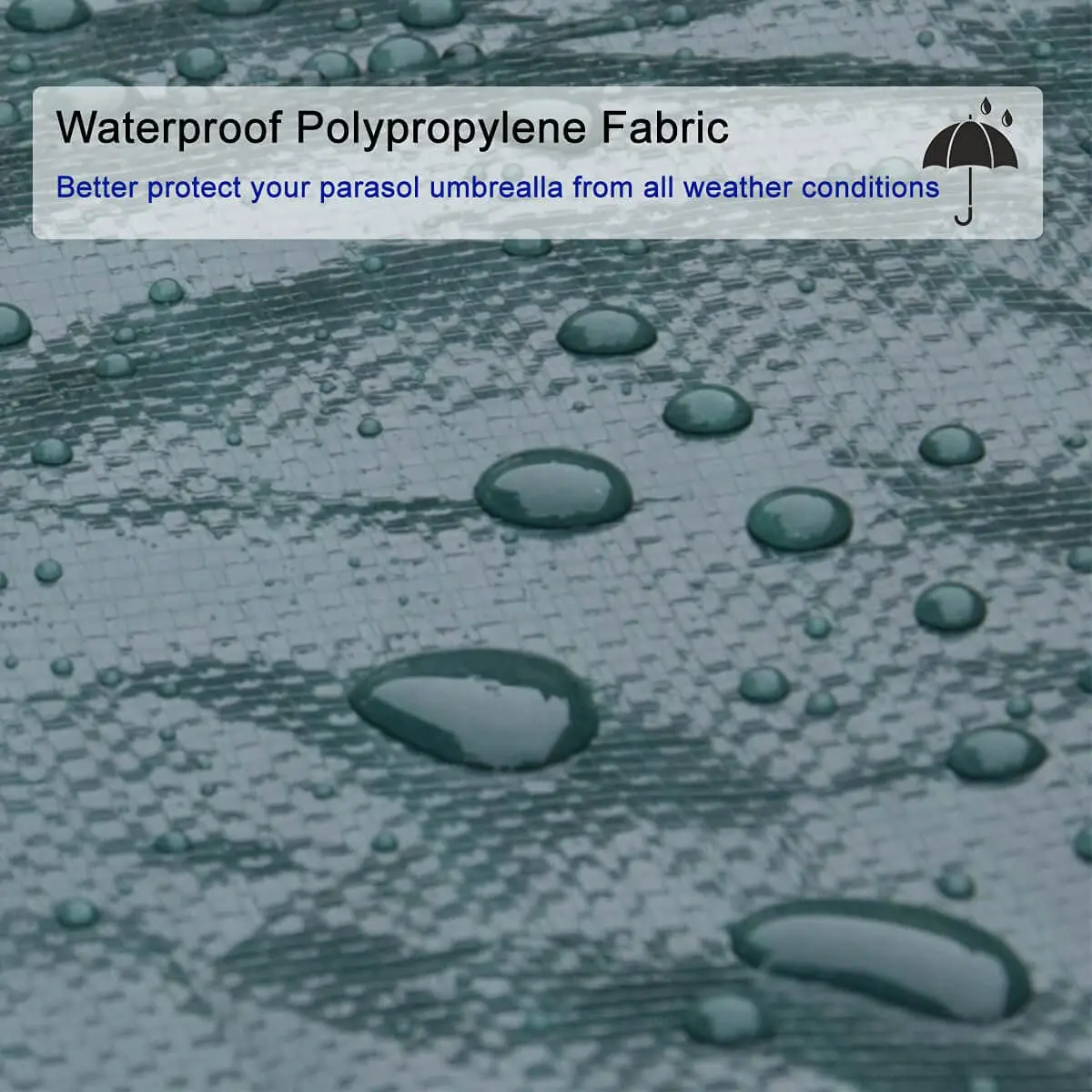 30x180cm Green Windproof Rotary Clothes Line Cover Waterproof Rotary Airer Cover