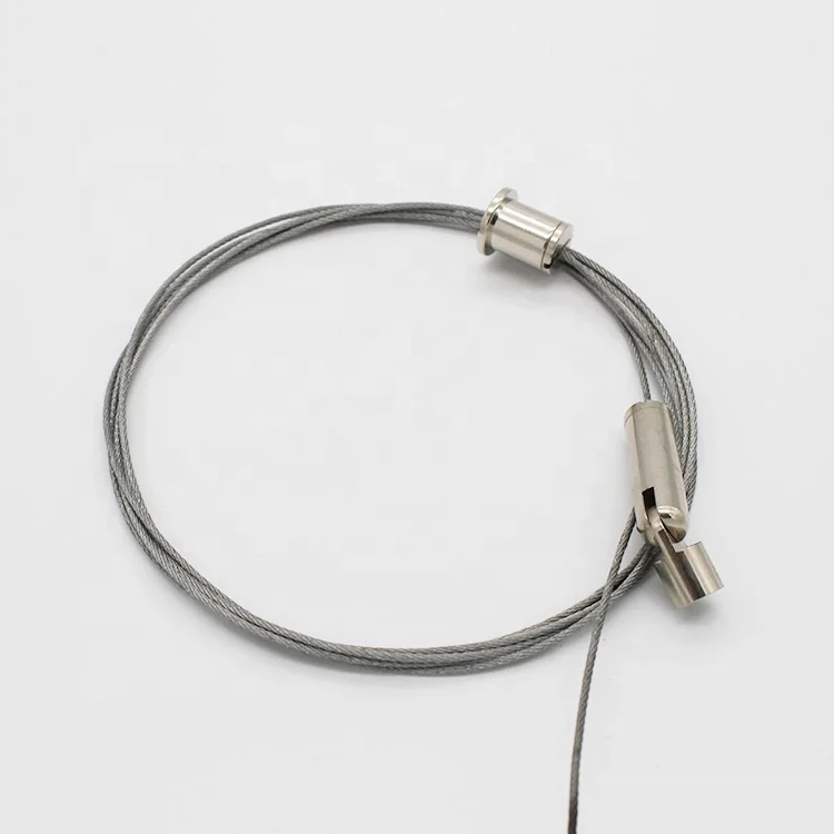 Factory price stainless Wire rope LED hanging kit  for lighting industry