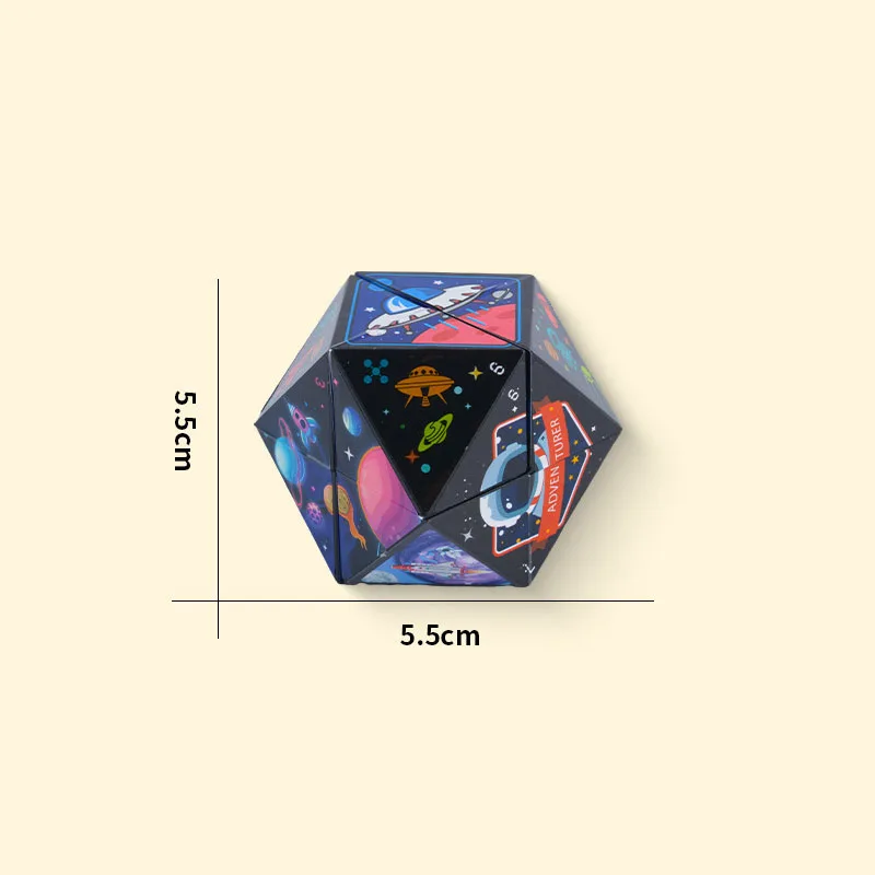 Three Dimensional Multifunctional Cube for Puzzle Toys