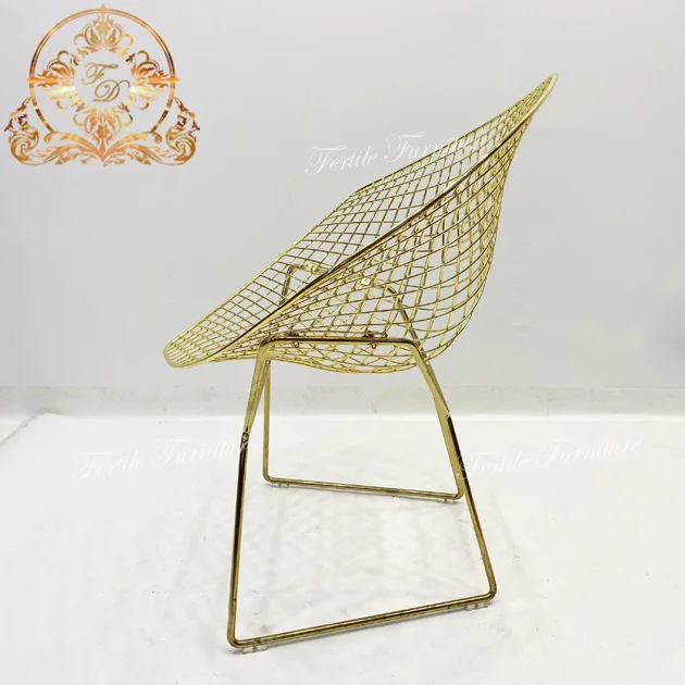  Nodic oval shape mesh outdoor living room restaurant fabric metal