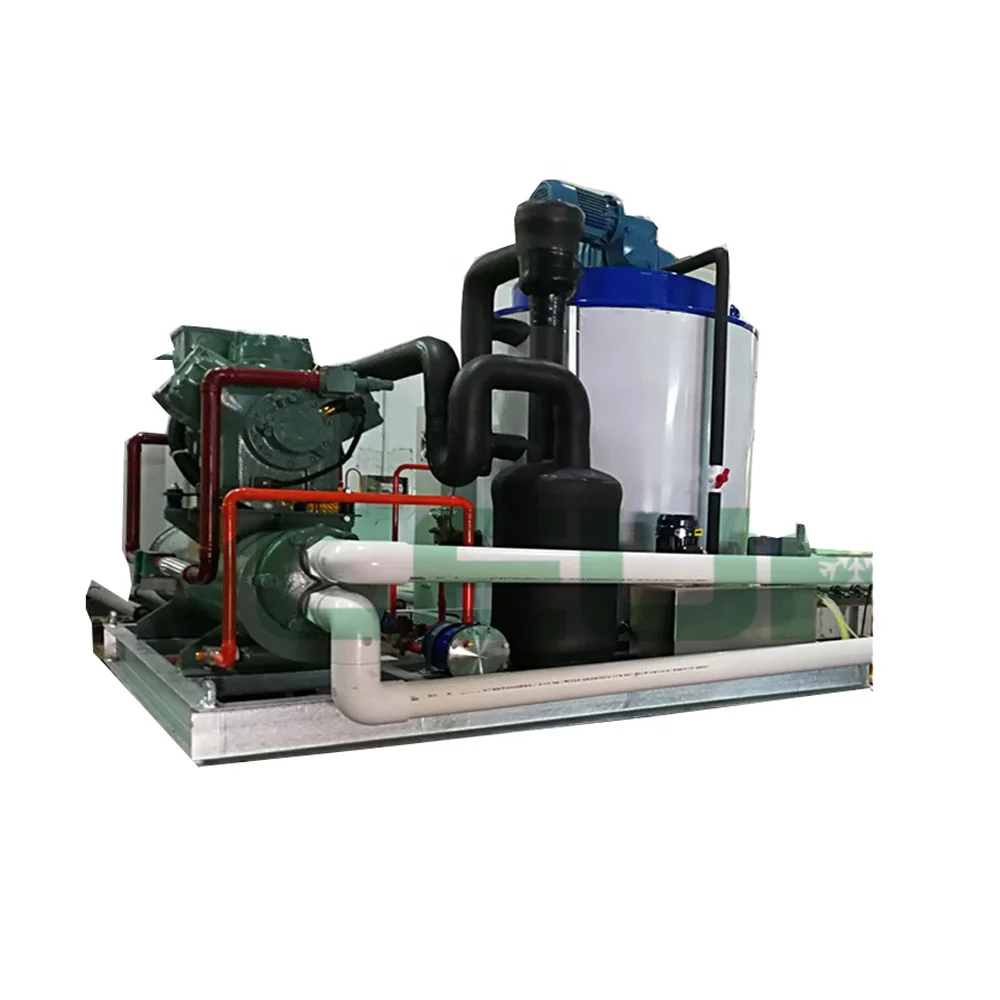 China factory supply 5-ton/24hr industrial ice making machines for fish and vegetables